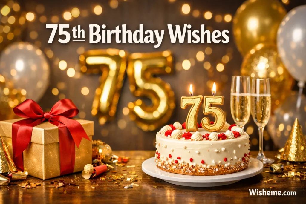 75th Birthday Wishes
