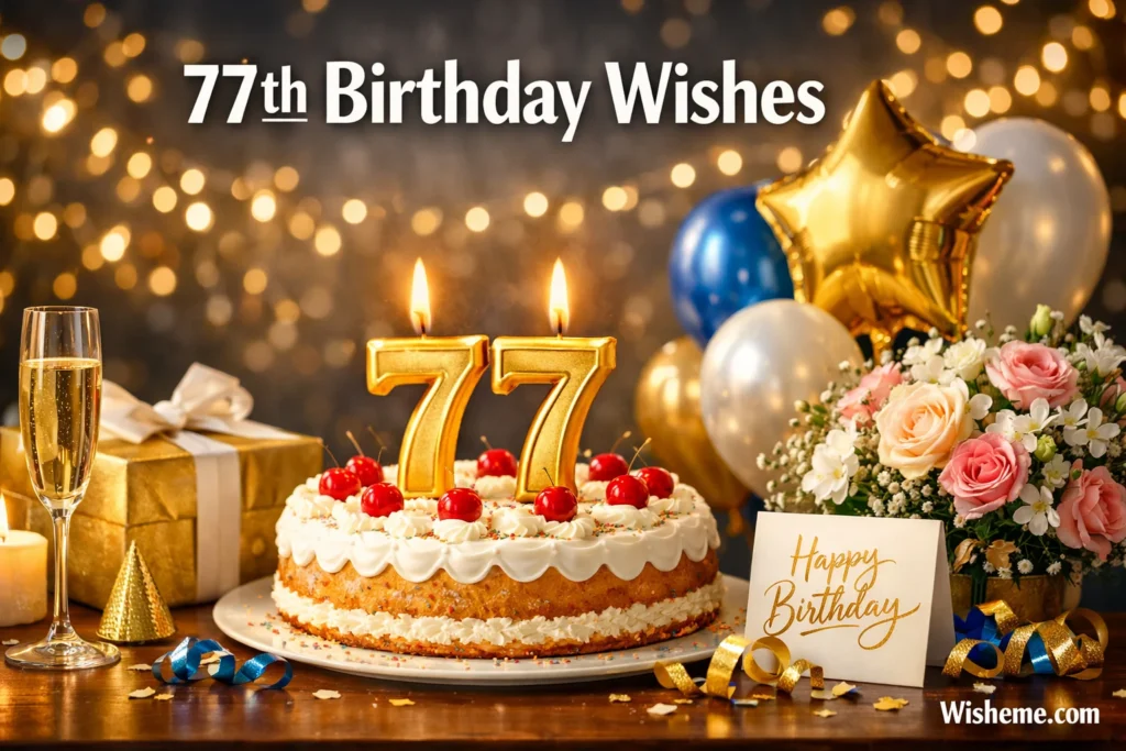 77th Birthday Wishes