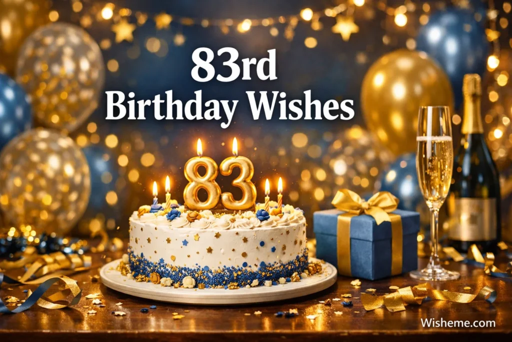 83rd Birthday Wishes