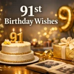 91st Birthday Wishes