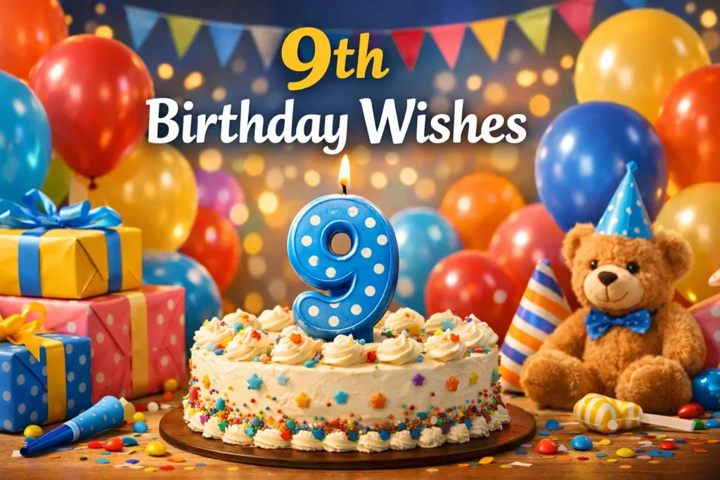 9th Birthday Wishes