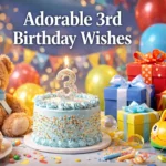 Adorable 3rd Birthday Wishes