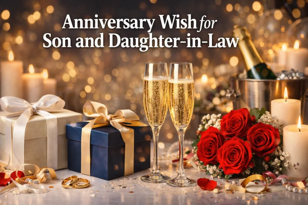 Anniversary Wish for Son and Daughter-in-Law