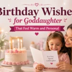 Birthday Wishes for Goddaughter That Feel Warm and Personal