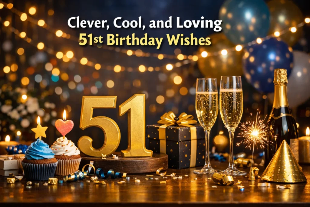 Clever, Cool, and Loving 51st Birthday Wishes
