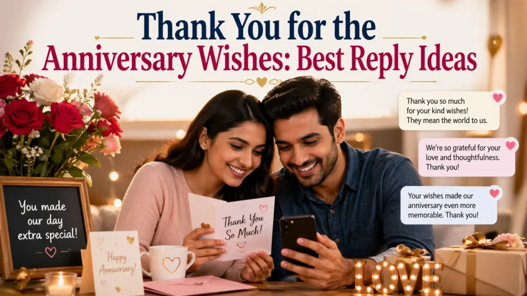 Thank You for the Anniversary Wishes