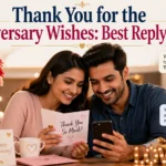 Thank You for the Anniversary Wishes