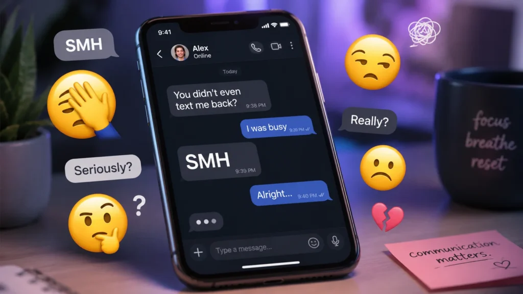 SMH Meaning in Text