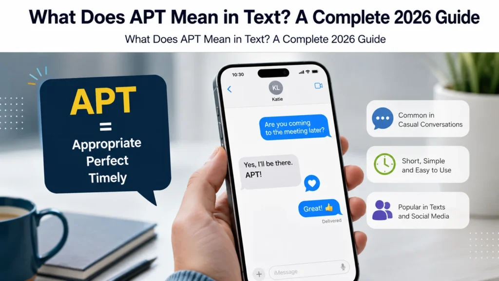 What Does APT Mean in Text? A Complete