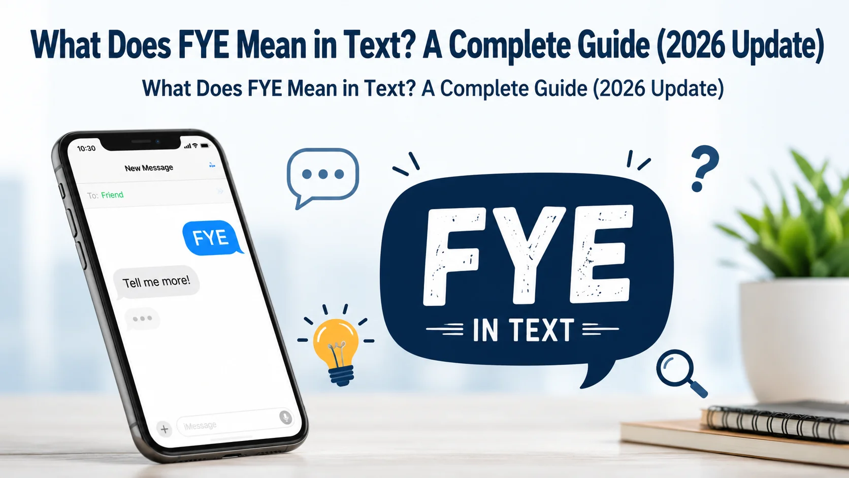 What Does FYE Mean in Text?