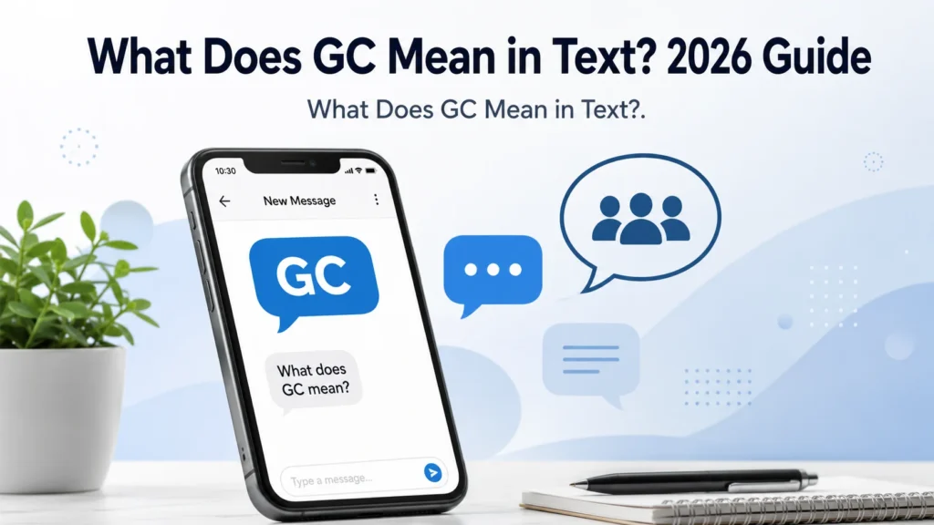 What Does GC Mean in Text? 2026 Guide