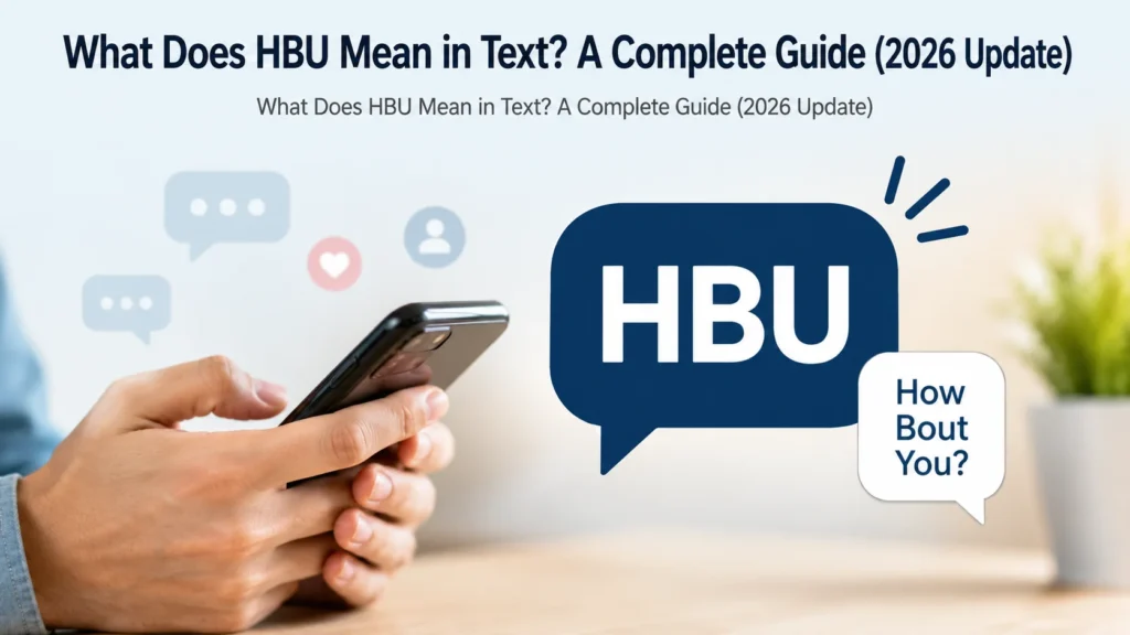 What Does HBU Mean in Text?