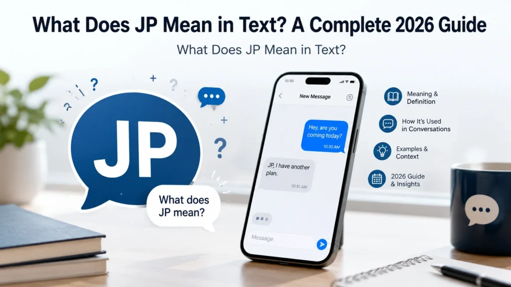 What Does JP Mean in Text?