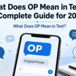 What Does OP Mean in Text?