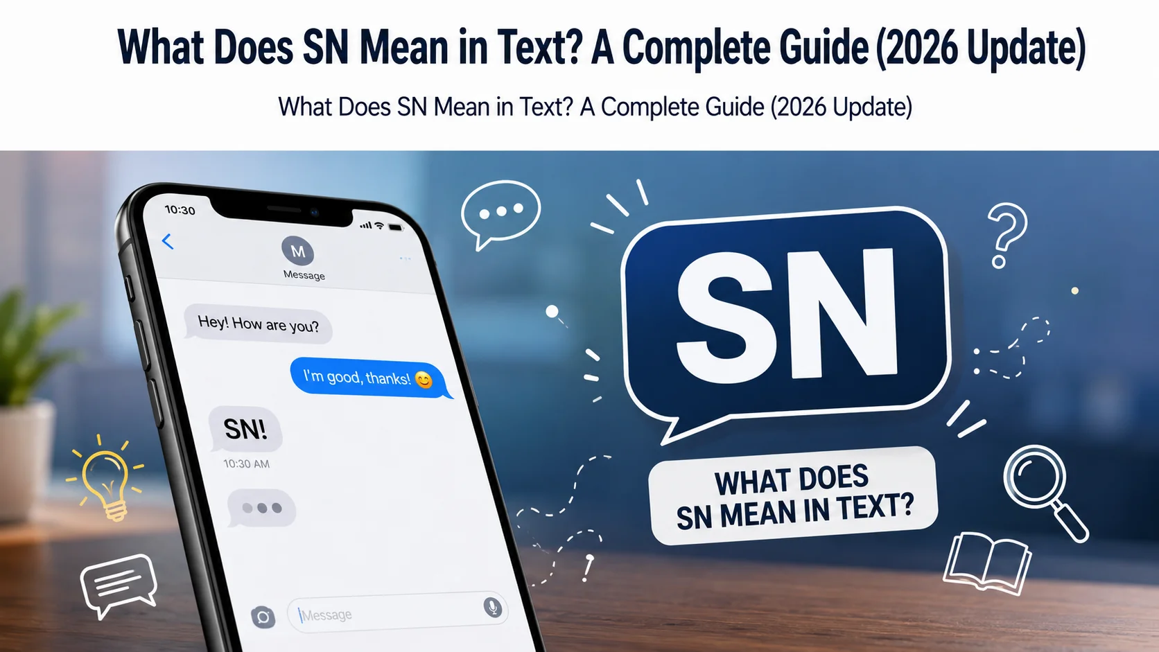 What Does SN Mean in Text? A Complete Guide