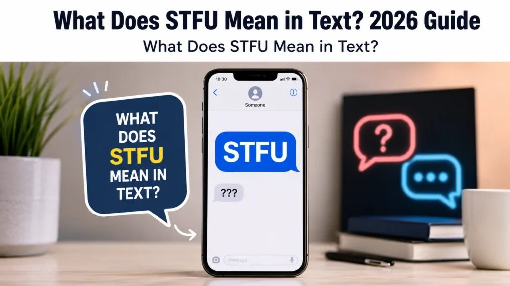 What Does STFU Mean in Text?
