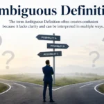 Ambiguous Definition