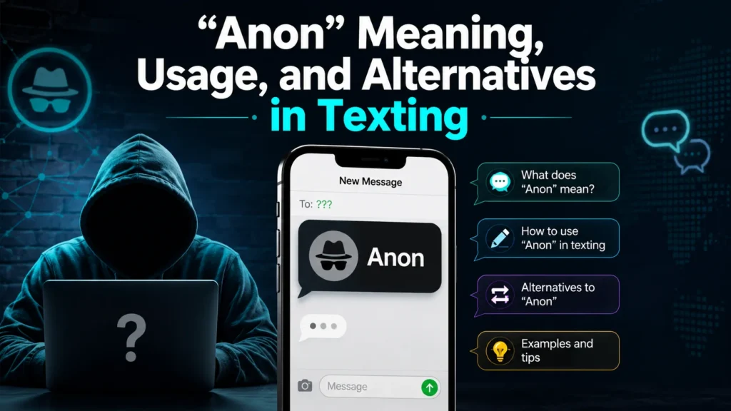 “Anon” Meaning, Usage, and Alternatives in Texting