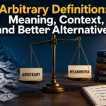 Arbitrary Definition