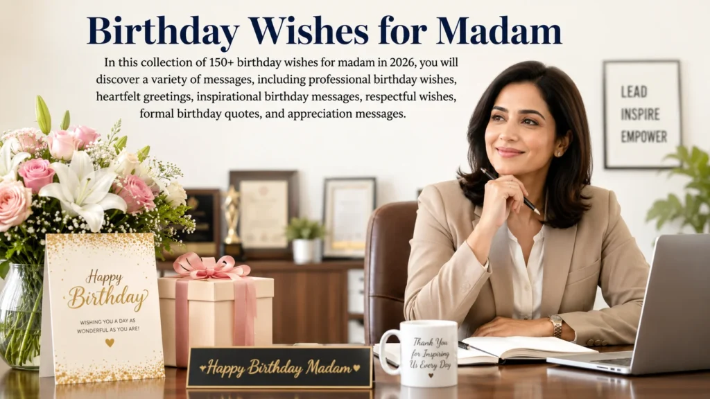 Birthday Wishes for Madam