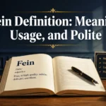 Fein Definition: Meaning, Usage, and Polite