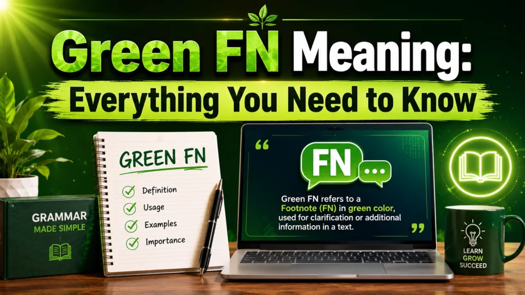Green FN Meaning: Everything You Need to Know