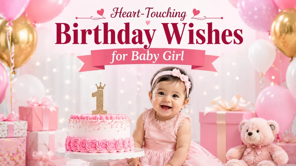 Heart-Touching Birthday Wishes for Baby Girl