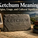 Ketchum Meaning