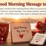Long Good Morning Message to My Love