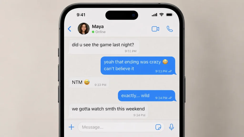 NTM Meaning in Text