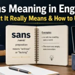 Sans Meaning in English: What It Really Means & How to Use It