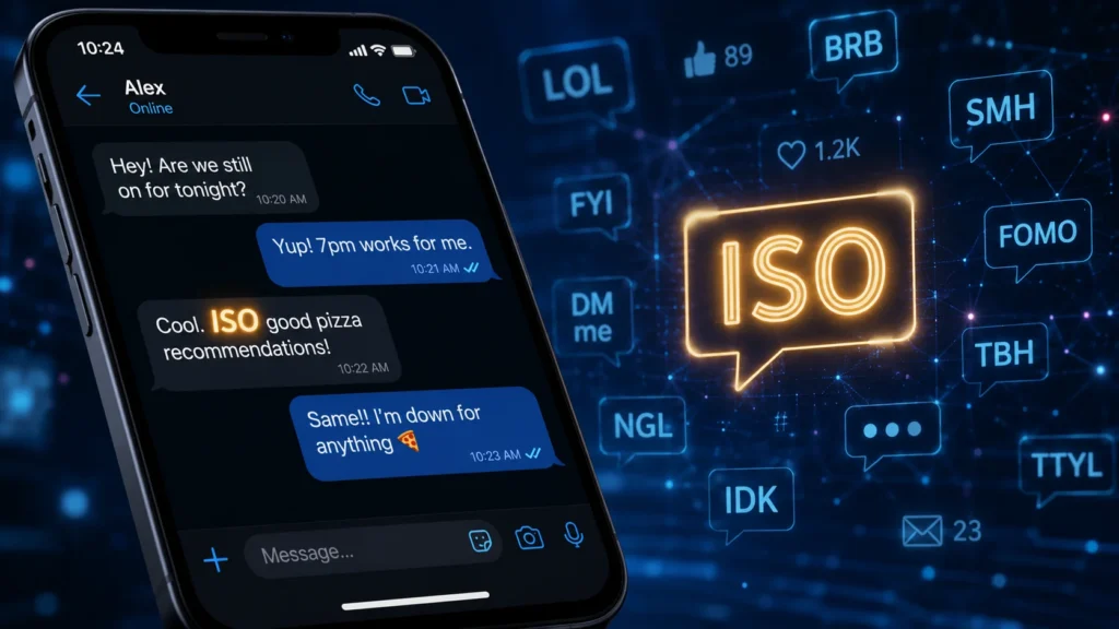 What Does ISO Mean in Text?