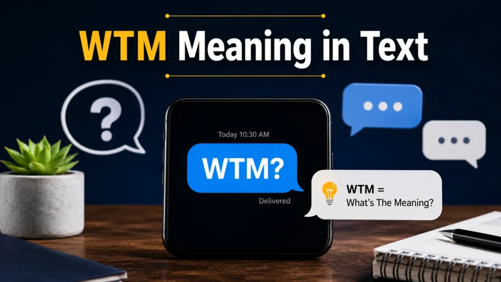 WTM Meaning in Text