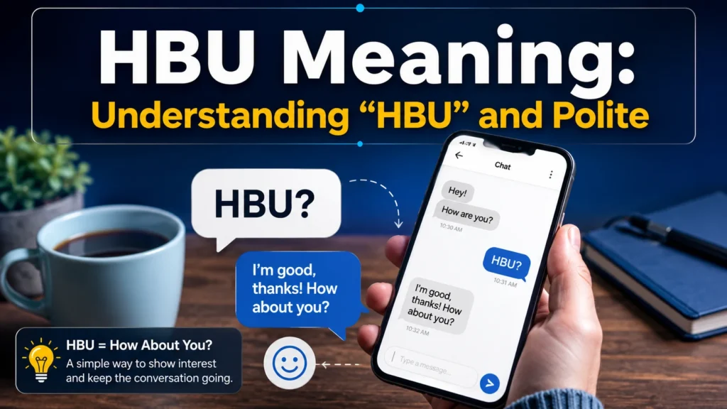 HBU Meaning: Understanding “HBU” and Polite