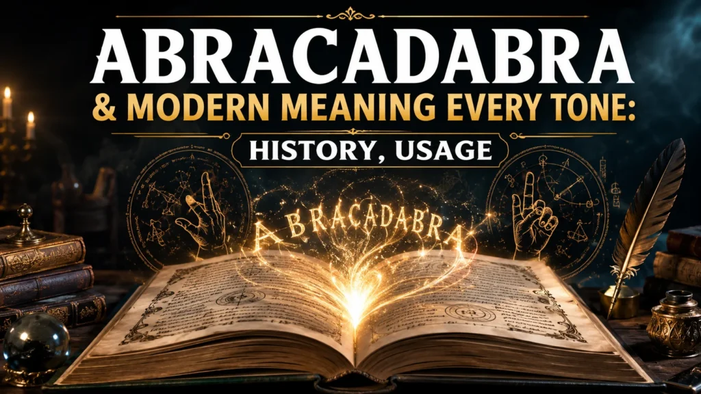 Abracadabra & Modern Meaning Every Tone: History, Usage