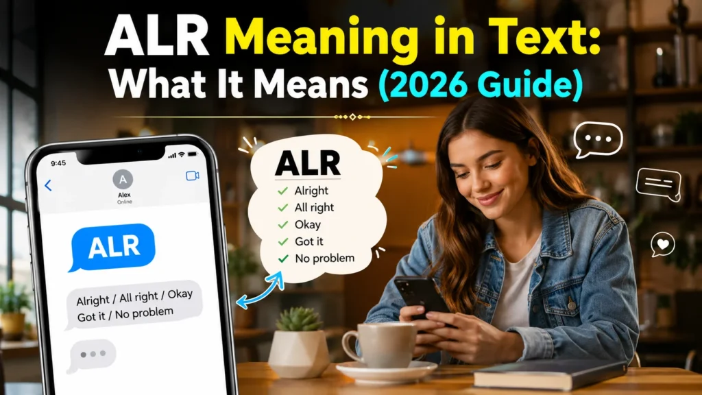 ALR Meaning in Text: What It Means