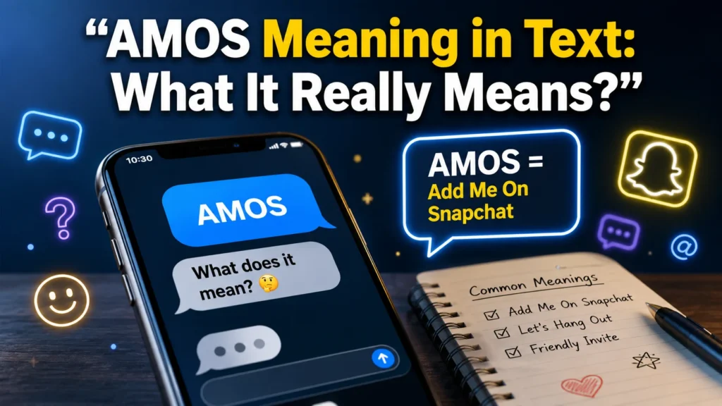 AMOS Meaning in Text: What It Really Means?