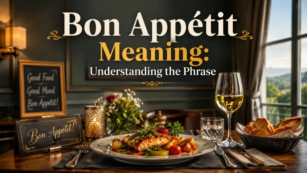Bon Appétit Meaning: Understanding the Phrase