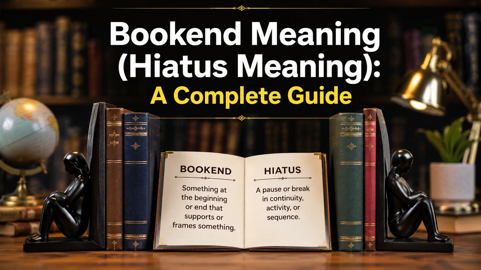 Bookend Meaning (Hiatus Meaning): A Complete Guide