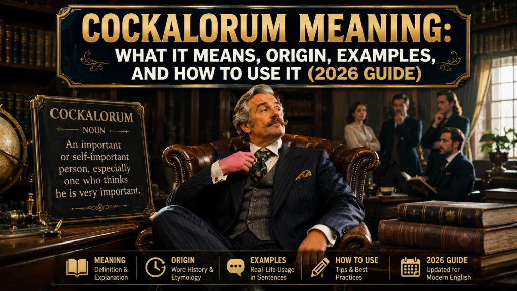 Cockalorum Meaning
