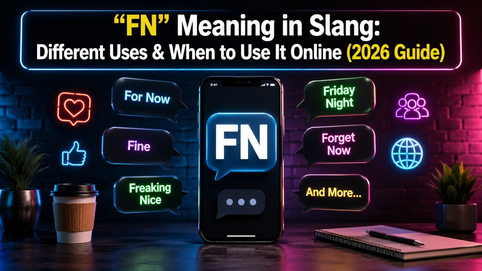 “FN” Meaning in Slang: Different Uses & When to Use It Online (2026 Guide)