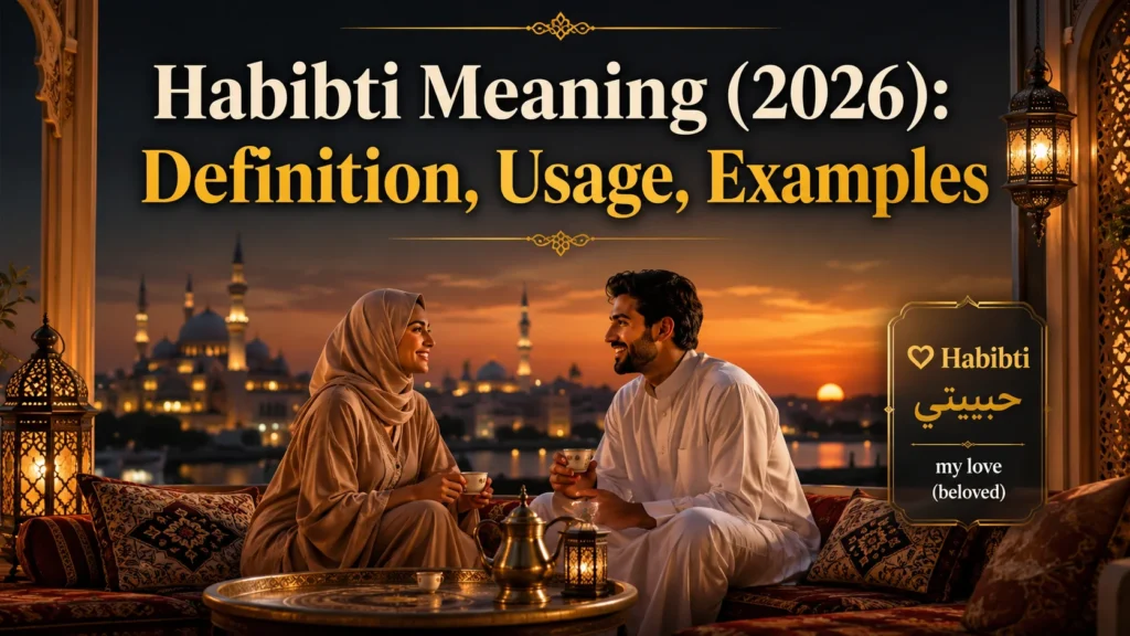 Habibti Meaning (2026): Definition, Usage, Examples