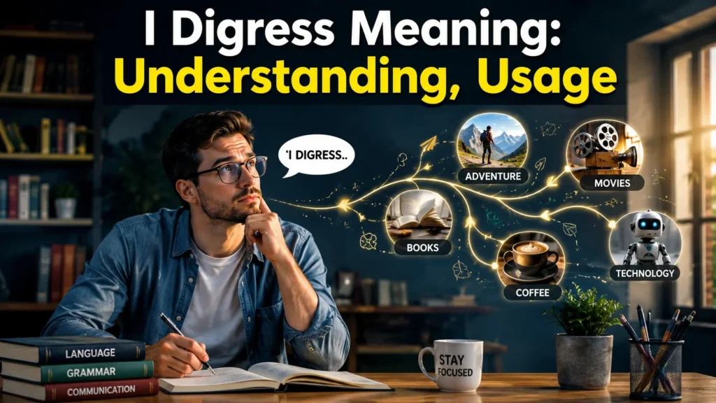 I Digress Meaning: Understanding, Usage