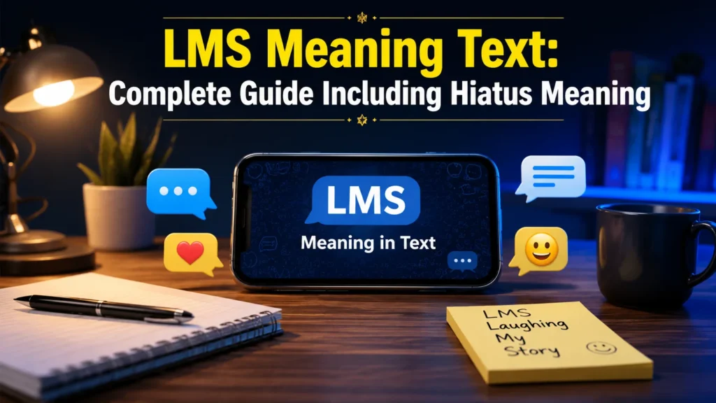 LMS Meaning Text: Complete Guide Including Hiatus Meaning