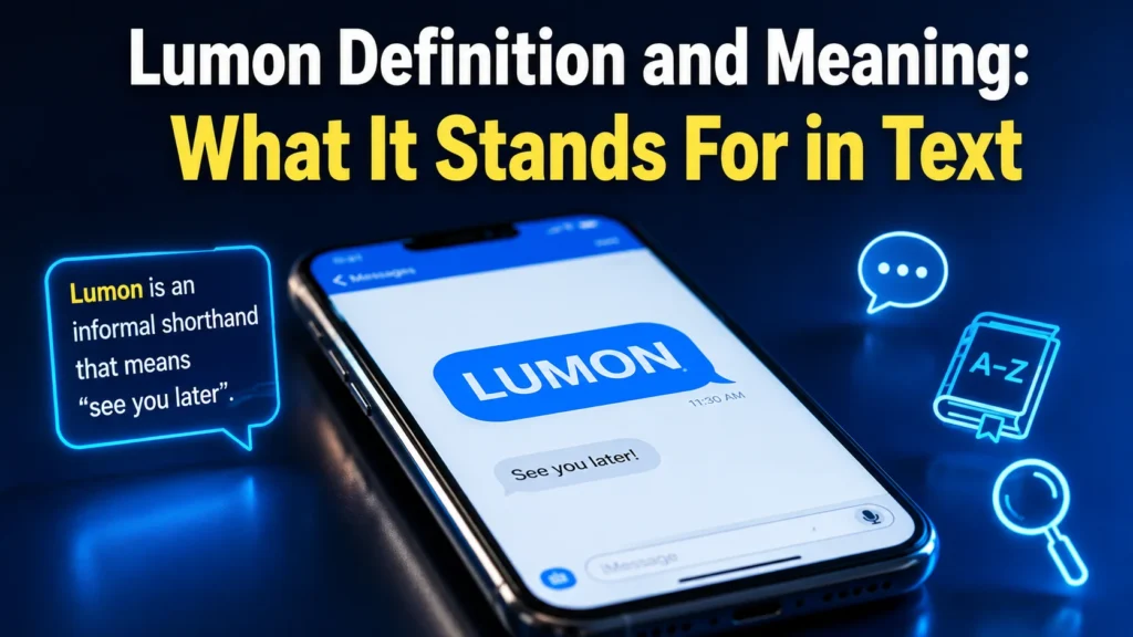 Lumon Definition and Meaning: What It Stands For in Text