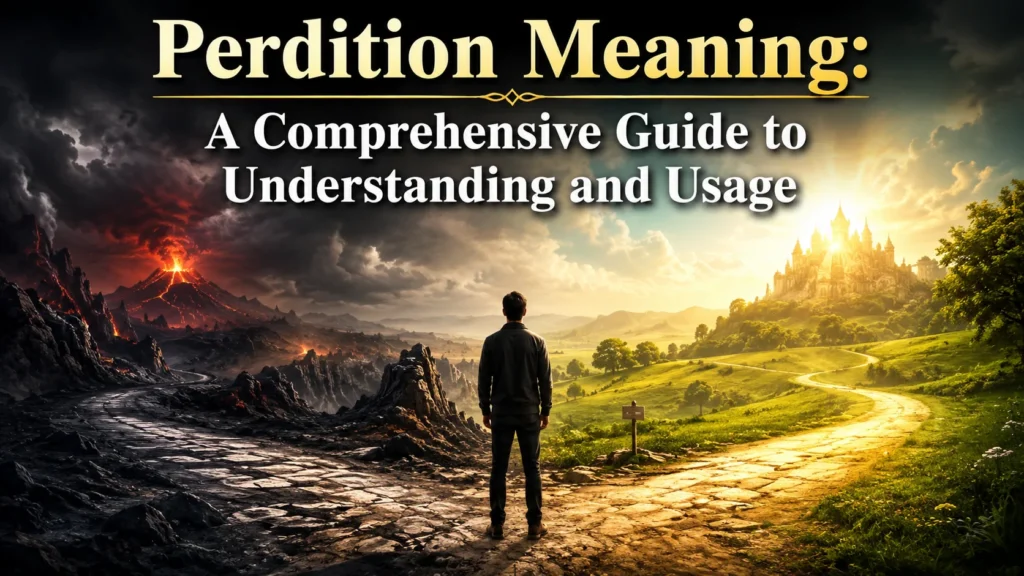 Perdition Meaning: A Comprehensive Guide to Understanding and Usage