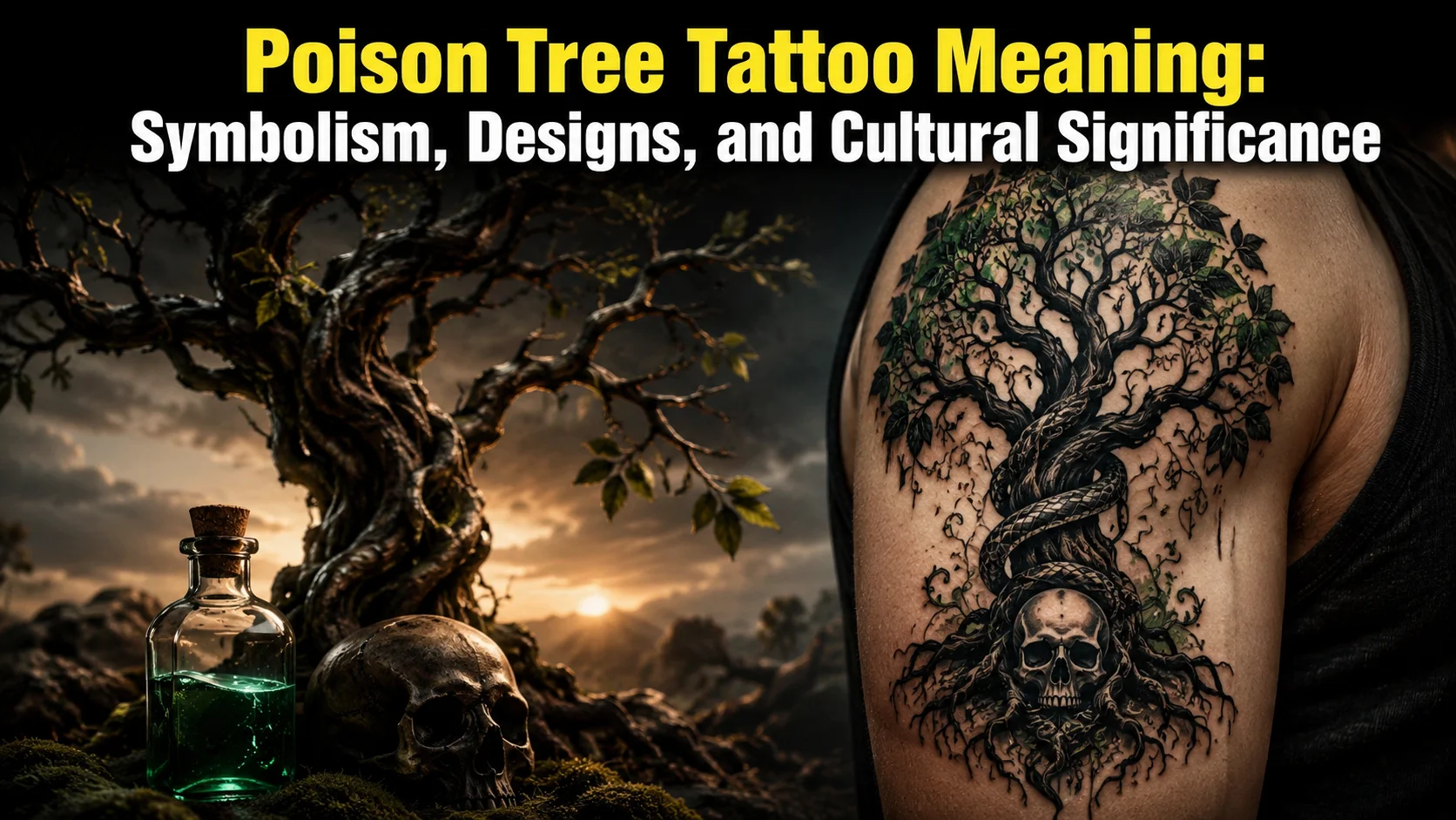 Poison Tree Tattoo Meaning: Symbolism, Designs, and Cultural Significance