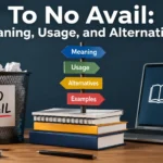 To No Avail: Meaning, Usage, and Alternatives