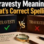 Travesty Meaning: What's Correct Spelling?