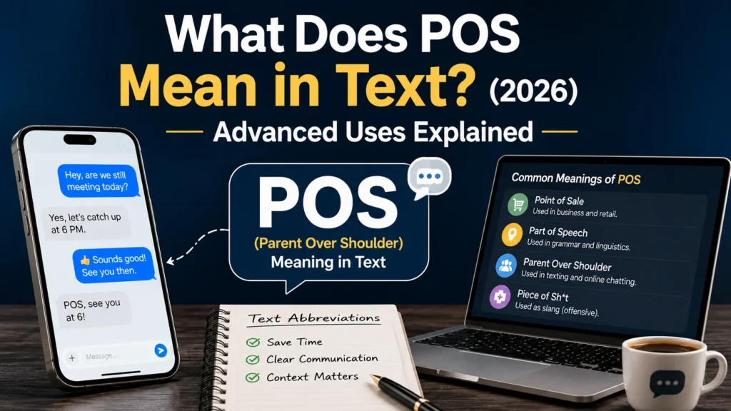 What Does POS Mean in Text?